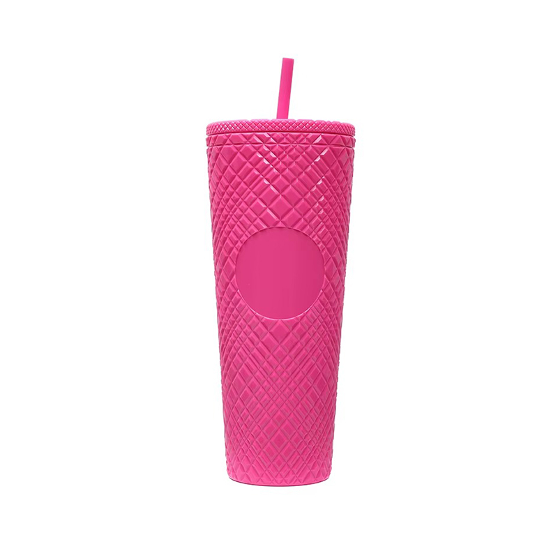 Camping double decker drinks plastic tumbler