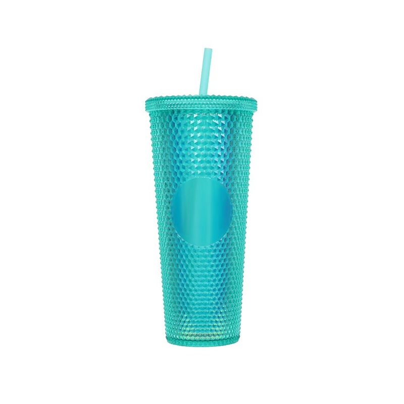 Diamond durian insulation plastic tumbler