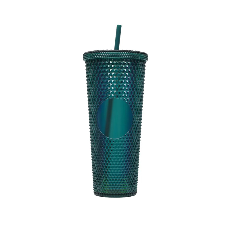 Diamond durian insulation plastic tumbler