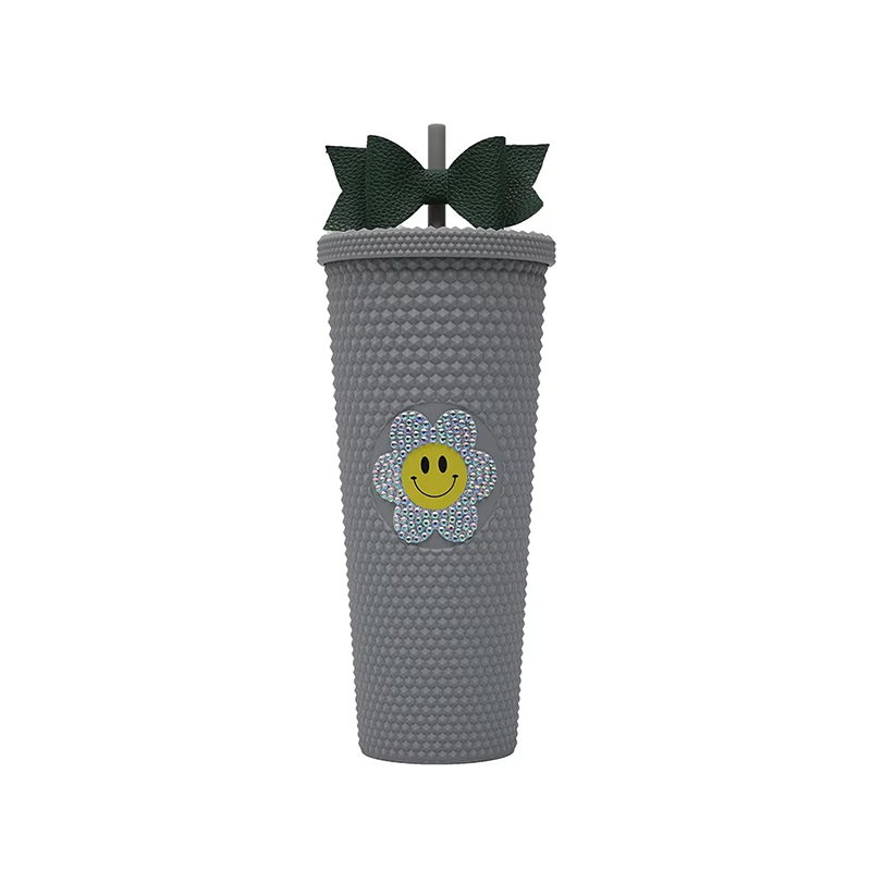 Matte cartoon accessories plastic tumbler