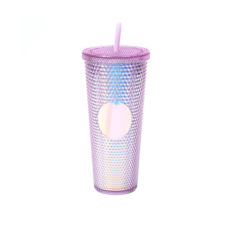 Diamond durian insulation plastic tumbler