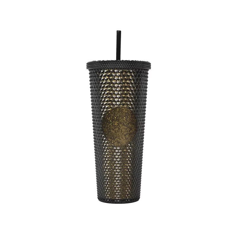 Diamond durian insulation plastic tumbler